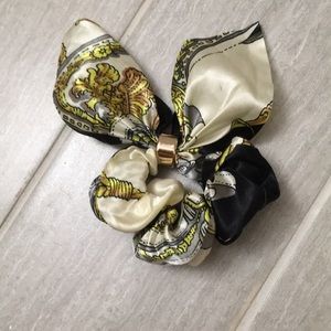 Silk Scrunchie with bow